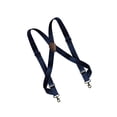 thumbnail image 1 of Crochet Pivotant pour Bretelles pour Hommes en Forme de X Élastique Crochets 1,4 Pouces Ceinture Bretelles Larges Ajustables Bleu Marine, 1 of 9