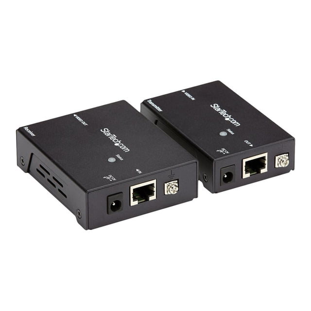StarTech.com HDMI over CAT5e / CAT6 Ethernet Extender with HDBaseT - 4K@115ft, 1080p@230ft - HDMI Video Transmitter and Receiver Kit w/ POC (ST121HDBTE) - Video/audio extender - over CAT 5e/6 - up to 230 ft - for P/N: ST121HDBTRP, ST124HD4K, SVA12M2NEUA, SVA12M5NA