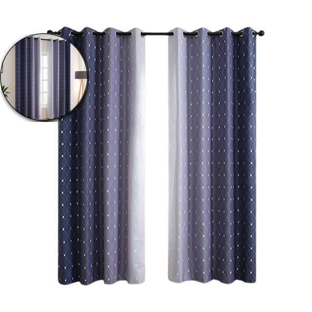 Dvruxg Rideaux Occultants 63 Pouces de Long - 2 Pcs Rideaux pour Déco de Salon - Rideaux Assombrissants Écoénergétiques pour Chambre