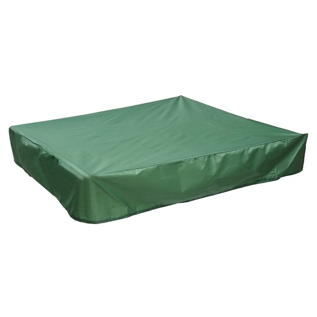 Sandbox Cover Square Waterproof Raninproof Sun Protection Folding Outdoor Garden Pool Sandpit Toys Canopy Accessories Green 180x180cm