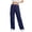RYE1-Navy, variant on Brqkzdu Womens Cargo Pants Elastic Waist Drawstring Hiking Pants Lightweight Baggy Casual Trousers with Multi Pockets