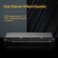 thumbnail image 2 of Btuty EQ-215 Dual Channel 15-Band Equalizer 1U Rack Mount 2-channel Stereo Graphic Equalizer, 2 of 7