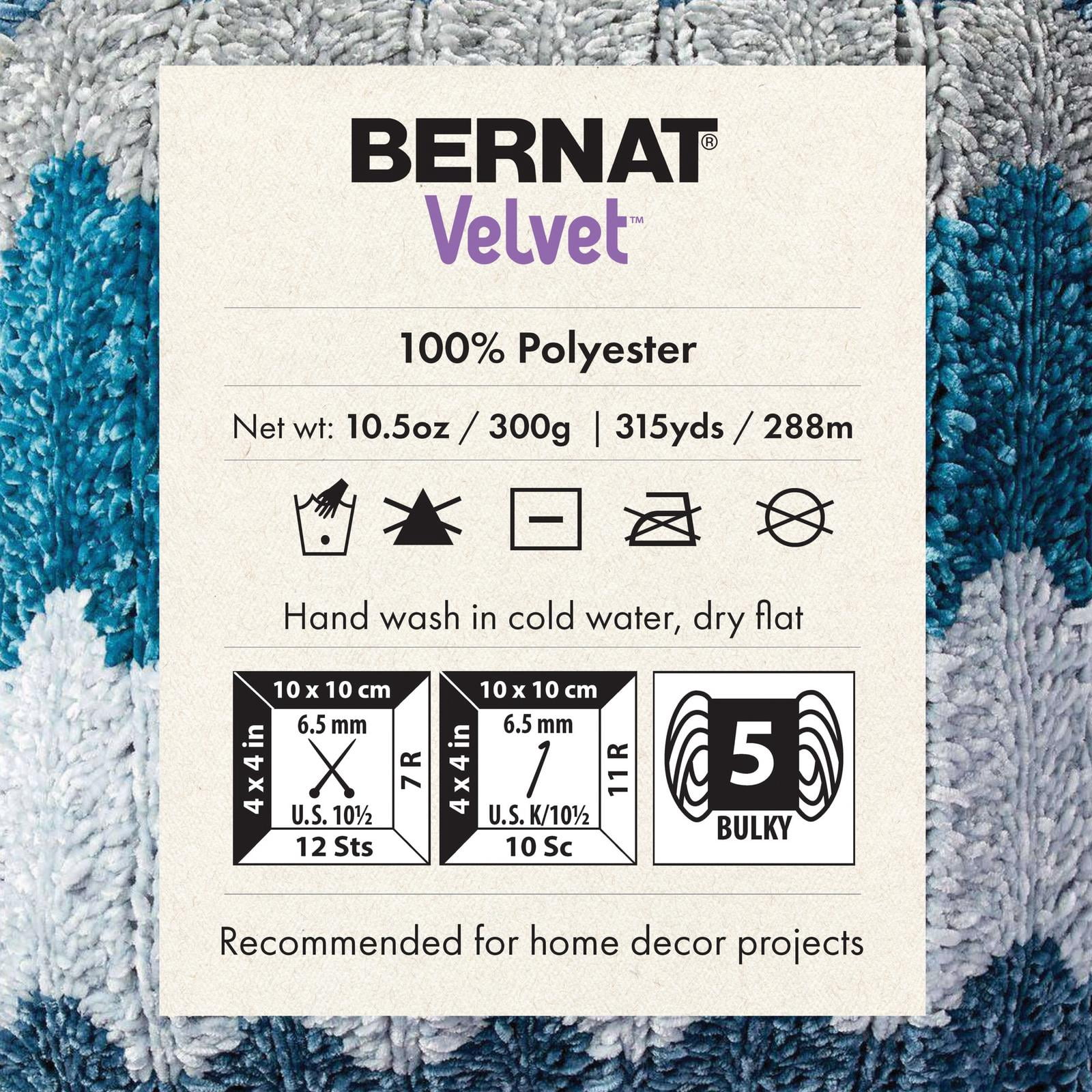 Bernat® Fil Velvet™, Polyester #5 Volumineux, 10,5oz/300g