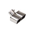 thumbnail image 1 of Car Exhaust Tip Stainless Steel Exhaust Tail Throat Square Tail Pipe For 2.5-inch Intake Exhaust Systems, 1 of 9