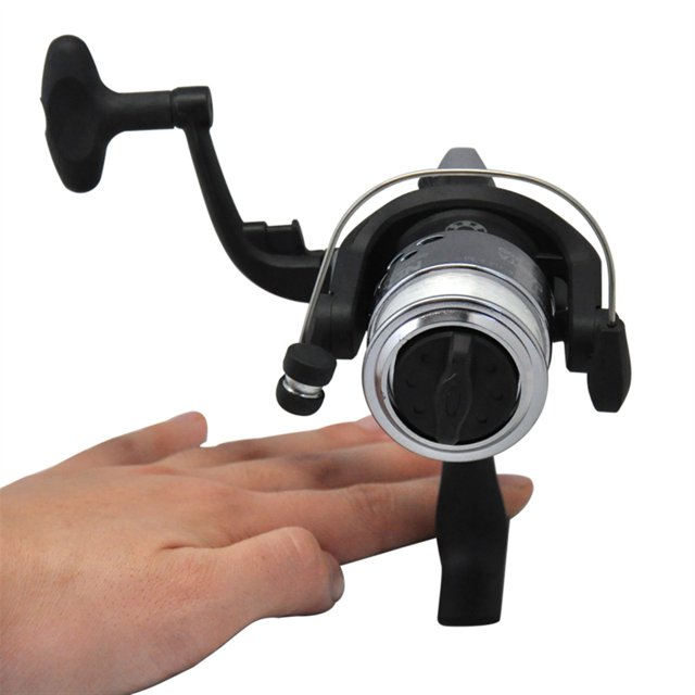 Tackle 4 Ball Bearings Fishing Spinning Reel Max Carp Spinning Reel Fresh Water Ultralight Spinning Reels Rear Drag ,Rigid Aluminum Skeletal Frame