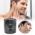 thumbnail image 1 of Transparent Double Head Shaver Men's High Power Digital Display Shaver Rechargeable Portable Small Steel Mini Transparent Body Double Head Shaver, 1 of 7