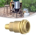 thumbnail image 1 of QCC1 Fitting Male Adapter Solid Brass Thread Propane Gas Connector Home Supply, 1 of 10