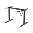 thumbnail image 1 of Monoprice Cadre de Table et Bureau Assis-Debout à Hauteur Réglable - Noir avec Moteur Électrique Simple, Compatible avec les Bureaux de 39 Po à 63 Po de Large, 1 of 2