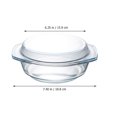 thumbnail image 2 of 1 Pce Bol en Verre pour la Maison Bol Rond pour Micro-Ondes Bol Résistant à la Chaleur avec Couvercle, 2 of 6