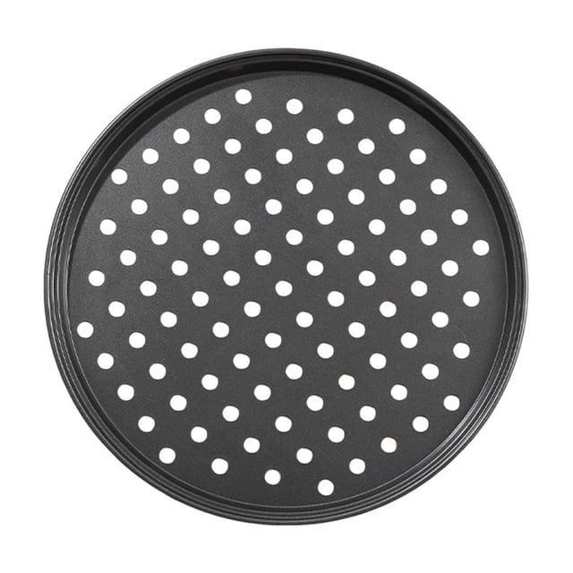 Steel Perforated Pizza Baking Pan - Ideal for Gourmet Pizzas
