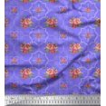 thumbnail image 1 of Soimoi Cotton Duck Fabric Leaves & Floral Artistic Decor Fabric Printed Yard 56 Inch Wide, 1 of 5