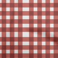 thumbnail image 1 of oneOone Cotton Poplin Maroon Fabric Gingham Check Craft Projects Decor Fabric Printed By The Yard 56 Inch Wide, 1 of 4