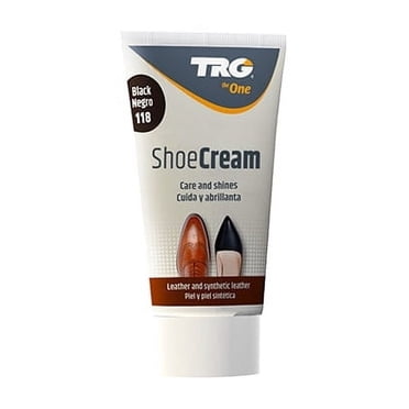 TRG Dark Brown Shoe Polish Cream in a Tube - best leather shoe cream for leather shoes