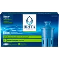 thumbnail image 2 of Brita Elite Replacement Filter, Reduces 30+ contaminants, WQA Certified to reduce Lead, Microplastics, Chromium and Chlorine, Lasts 6 months, 4 Count, 2 of 9