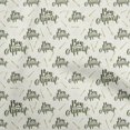 thumbnail image 1 of oneOone Cotton Silk Olive Green Fabric Text Craft Projects Decor Fabric Printed By The Yard 42 Inch Wide, 1 of 5