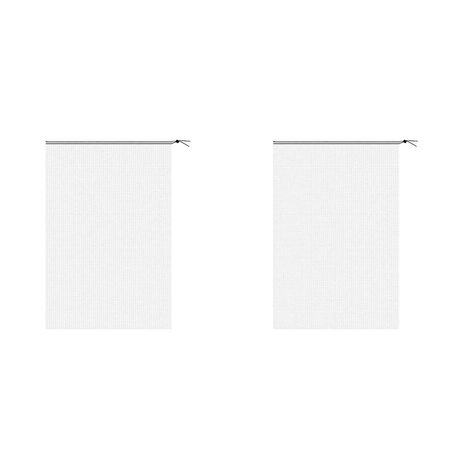 Garden Net Cover for Bird Trees Flowers Patio & Outdoor Mesh, white 2Packs