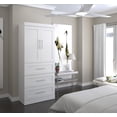 thumbnail image 3 of Pur by Bestar 36" Storage Unit with 3-drawer Set And Doors, 3 of 3