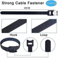 thumbnail image 2 of Adjustable & Locking Velcro Tape Roll for Organizing Wires 2cm Wide Reusable Cable Ties, 2 of 4
