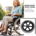 thumbnail image 3 of HINTRMENT 1 Pce Roue avant de Fauteuil Roulant Pneu Plein Universel Accessoire de Roue de Remplacement, 3 of 4