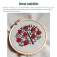 thumbnail image 3 of Amdohai Embroidery Kit for Beginners Cross Stitch Kits Include European Embroidery Special Clothe with Floral, 3 of 8