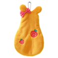 thumbnail image 1 of CSChome Hand Towel Super Absorbent Hand Towel Cartoon Shape Quick Dry Soft Coral Fleece with Lanyard, 1 of 7