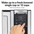 thumbnail image 4 of Hamilton Beach FlexBrew Advanced 5-in-1 Programmable 12 Cup Drip and Single Serve Hot & Iced Coffee Maker with Movable 60 oz. Water Reservoir Use Pod Packs and Grounds Fast Brewing Black (49924), 4 of 5