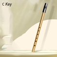 thumbnail image 1 of MYG Irish Whistle Flute C D Bb Key 6Hole Flute Alloy Musical Instruments Accessories For Woodwind Instrument With Bags, 1 of 8
