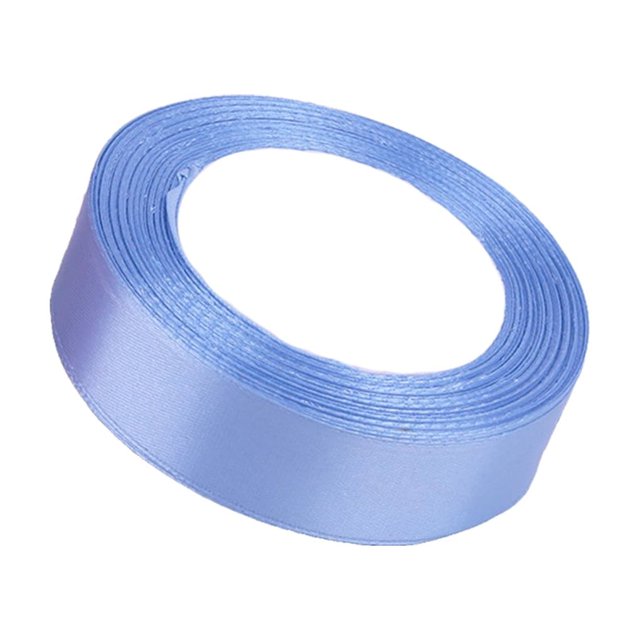 Gift Ribbon Wedding Decorations Clothes Making Supply DIY Craft Accessories Light-weight Polyester Ribbons for Ornaments Sky-blue 20