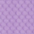 thumbnail image 1 of Ahgly Company Tapis d'Intérieur Lavable en Machine Carré Transitionnel Fleur Rose, 6 Pieds Carré, 1 of 7