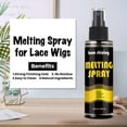 thumbnail image 4 of Professional Lace Glue Spray - 120ml Fast-Drying Wig Adhesive for Secure Hold, Natural Look, Stage Performances & Salon Use, Gentle Formula for All Hair Types, 4 of 7
