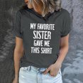 thumbnail image 1 of XZNGL Womens Funny Printed Pattern Casual Fashion Soild Color Short Sleeve Tops Blouse, 1 of 1