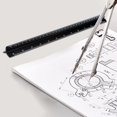 thumbnail image 3 of Architectural Ruler 30 cm Aluminum Triangular Ruler Various Scales 1:20, 1:25, 1:50, 1:75, 1:100, 1:125 for Architects, 3 of 5