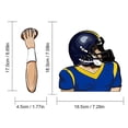 thumbnail image 3 of TopLLC Football Quarterback Wiper Stickers Car Windshield Wiper Stickers Car Car Stickers, 3 of 7