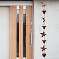 thumbnail image 2 of Chaîne de Pluie 8.5 Pieds Adaptée pour Extérieur Décorative Bord Marron, 2 of 7