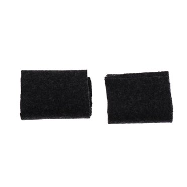 2x Erhu Wool Protection Mat, Training Mat, Black For Erhu Player
