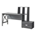 thumbnail image 3 of Furniture of America Axela Wood Multi-Storage Desk in Distressed Gray, 3 of 9