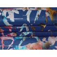 thumbnail image 5 of oneOone Velvet Medium Blue Fabric Abstract Sewing Material Print Fabric By The Yard 58 Inch Wide, 5 of 5