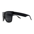 thumbnail image 4 of Polarized Mens Classic Sport Flat Top Horn Rim Large Sunglasses Shiny Black, 4 of 4