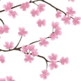 thumbnail image 3 of Hometrends Decorative Fabric Shower Curtain with Botanical Designs, 3 of 6