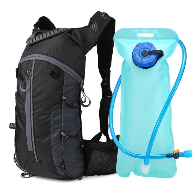 Foldable Cycling Backpack Lightweight Outdoor Sports Cycling Hydration Backpack with 2 Liters Water Bag