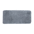 thumbnail image 2 of Plush Velvet Fleece Bath Mat - Ultra Soft & Water Absorbent, Non-Slip Backing, Machine Washable, Modern Solid Color Bathroom Rug, Dark Gray, JKODE, 2 of 9