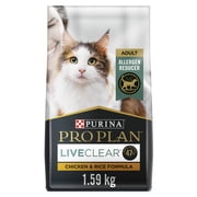 Purina Pro Plan Specialized LiveClear Chicken & Rice Formula, Dry Cat Food 3.5lbs