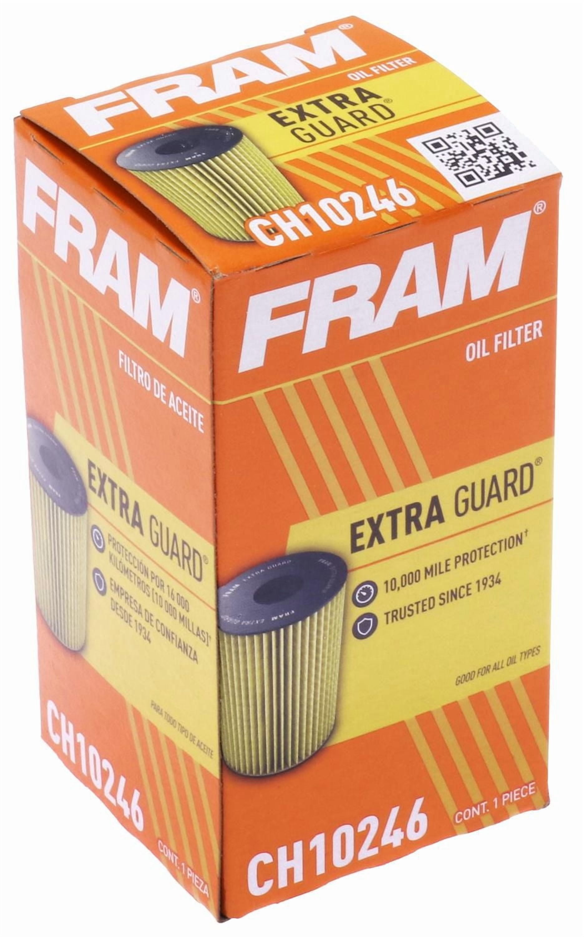 FRAM EG Oil Filter CH10246, 16,000 KM Change Interval