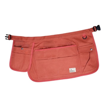 Half Waist Apron Utility Belt Convenient Portable Adjustable Waist Bag Organizer orange