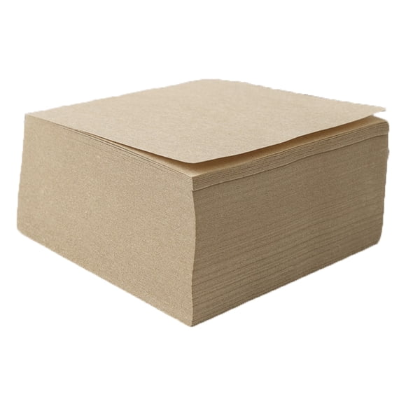 400 Feuilles de Mémo de Bureau Non Collantes Recharge de Cube Mémo Papier Vierge Blocs Mémo Pages Détachables (Non Mobiles) Blocs Vierges à Gratter Blocs-Notes Non Lignés pour Écrire des Listes Notes Rapides