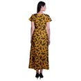 thumbnail image 3 of Moomaya Robe Longue Maxi pour Femmes à Manches Courtes, Robe Formelle/décontractée avec Poches P-TTG, 3 of 6