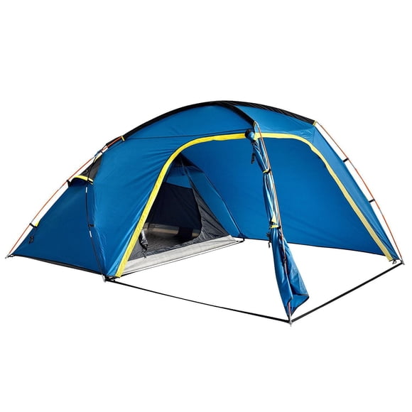 Ozark Trail 2 Person Tent with Oversized Vestibule, 86.6in x 141.6in x 65in,Blue