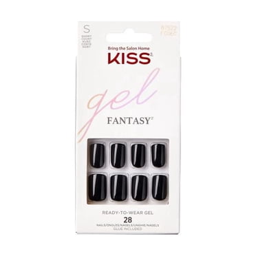 KISS Gel Fantasy - Faux Ongles, Courts