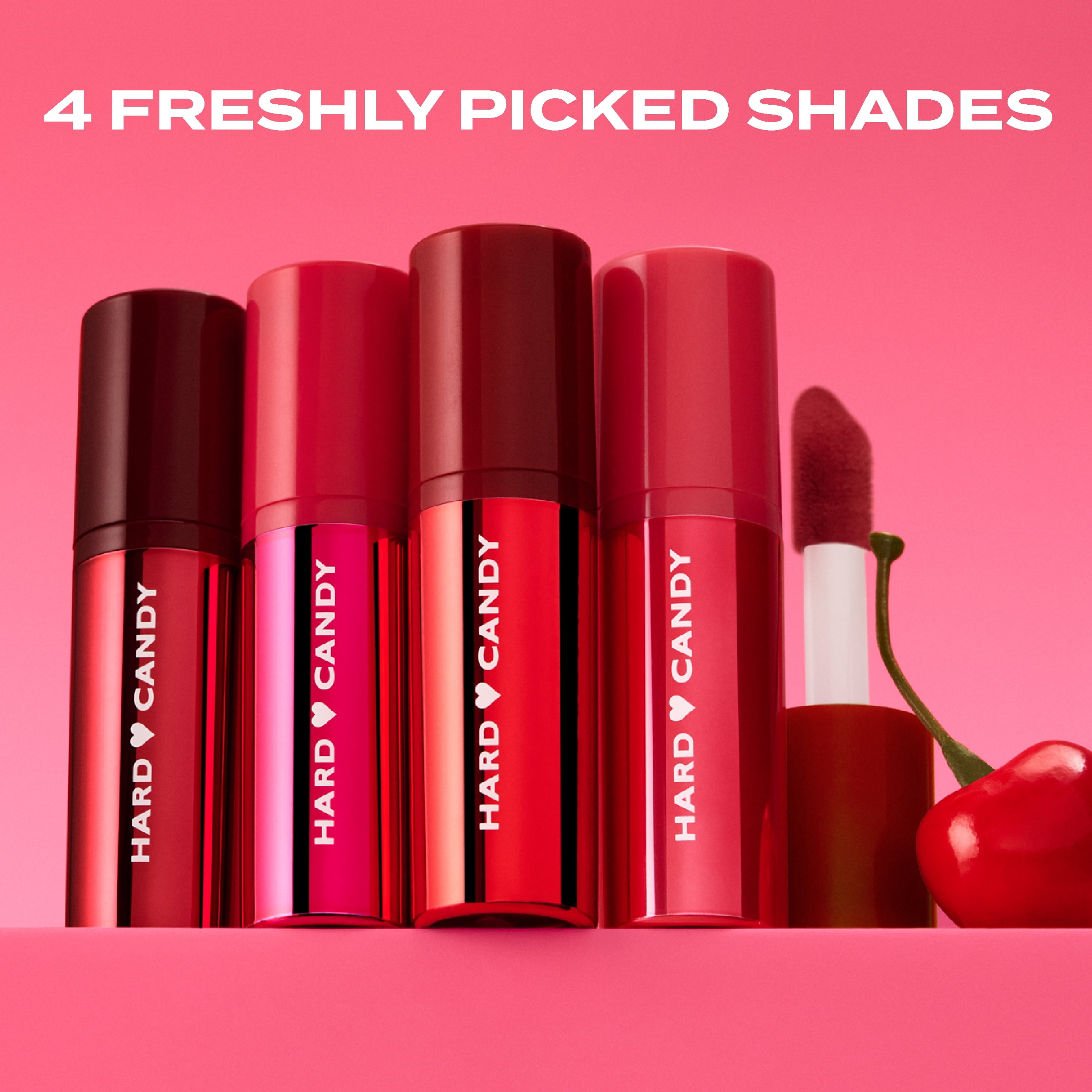 Hard Candy Pop Tint Lip Stain, Peach Fizz, Hydrating & Long-Lasting with Oils & Hyaluronic Acid