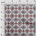 thumbnail image 2 of oneOone Viscose Jersey Orange Fabric Abstract Geometric Sewing Craft Projects Fabric Prints By Yard 60 Inch Wide, 2 of 4